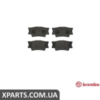 Гальмівні дискові колодки, к-кт. BREMBO P83089