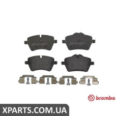 Тормозные колодки дисковые, к-кт. BREMBO P06051