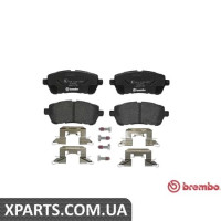 Гальмівні дискові колодки, к-кт. BREMBO P24072