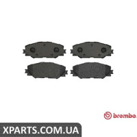 Гальмівні дискові колодки, к-кт. BREMBO P83071