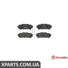 Гальмівні дискові колодки, к-кт. BREMBO P78014