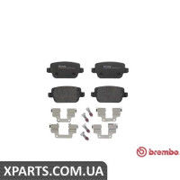 Гальмівні дискові колодки, к-кт. BREMBO P44017