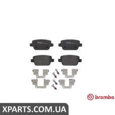 Тормозные колодки дисковые, к-кт. BREMBO P44017