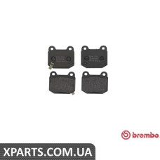 Гальмівні дискові колодки, к-кт. BREMBO P56048