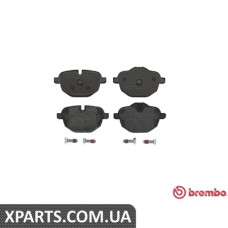 Тормозные колодки дисковые, к-кт. BREMBO P06064