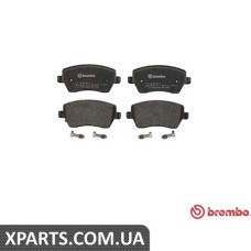 Тормозные колодки дисковые, к-кт. BREMBO P68033