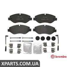 Тормозные колодки дисковые, к-кт. BREMBO P50085