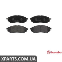 Гальмівні дискові колодки, к-кт. BREMBO P56058