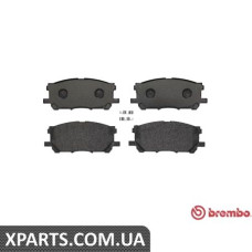 Тормозные колодки дисковые, к-кт. BREMBO P83067