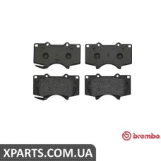 Гальмівні дискові колодки, к-кт. BREMBO P83066