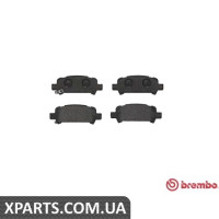 Гальмівні дискові колодки, к-кт. BREMBO P78011