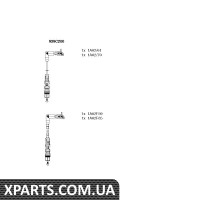 Провід запалювання VW addy II 1.4i 95-04 Bremi 939C200