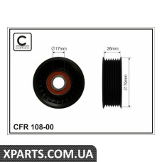 Натяжний ролик полікліновий ремень CAFFARO 10800