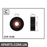 Ролик 70X24X17 ременя A3 1.9TDI 00 CAFFARO 1699