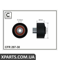 Ролик напрямний 297-30 CAFFARO 29730