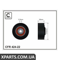 Ролик шкiву CAFFARO 42422