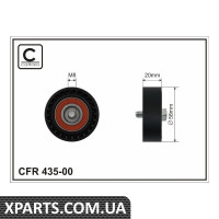 Натяжний ролик без кронштейна CAFFARO 43500