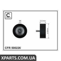 Ролик CAFFARO 500226