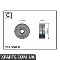 Натяжний ролик CAFFARO 500252
