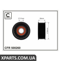 Ролик CAFFARO 500260
