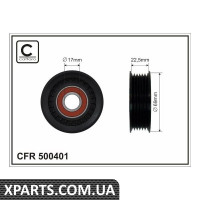 Натяжний ролик без кронштейна CAFFARO 500401