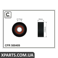 Ролик CAFFARO 500409