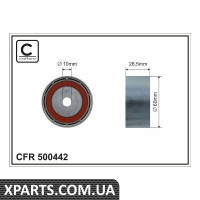 Ролик шкiву Пас ГРМ CAFFARO 500442