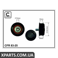 Ролик натяжний 83-25 CAFFARO 8325