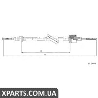Трос зчеплення Cofle 102444