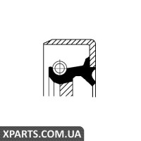 Кільце ущільнювача, ступінчаста коробка передач; Кільце валу, що ущільнює, АКПП CORTECO 19034104