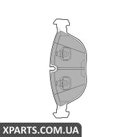 Дискові гальмівні колодки комплект Delphi LP1002