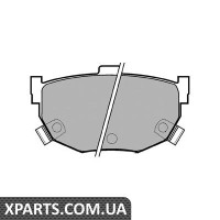 KIA Колодки гальмівні задні дискові CeratoHyundai Delphi LP1073