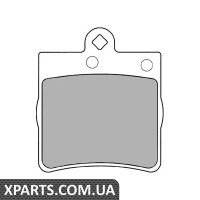 Дисковые тормозные колодки комплект Delphi LP1403