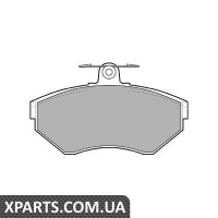 Дискові гальмівні колодки комплект Delphi LP1409