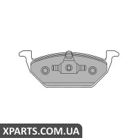 Дискові гальмівні колодки комплект Delphi LP1436