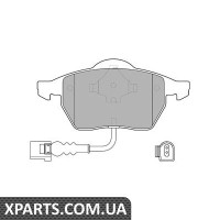 Дискові гальмівні колодки комплект Delphi LP1525