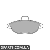FIAT Гальмівні колодки передн.ScudoCitroen JumpyPeugeot 95