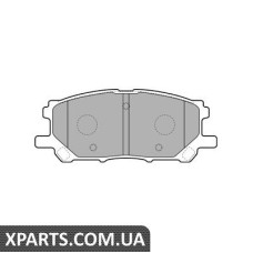 Гальмівні колодки дискові LEXUS RX300/RX350/RX400h F 05 Delphi LP1823