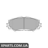 Дискові гальмівні колодки комплект Delphi LP2002