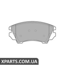 Дисковые тормозные колодки комплект Delphi LP2081