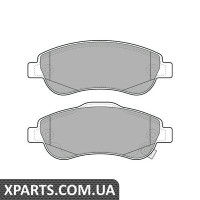 Дискові гальмівні колодки комплект Delphi LP2093