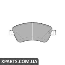 Дисковые тормозные колодки комплект Delphi LP2102