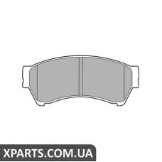 MAZDA Гальмівні колодки передні Mazda 6 07- Delphi LP2111