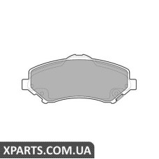 Дискові гальмівні колодки комплект Delphi LP2143
