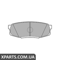 Дискові гальмівні колодки комплект Delphi LP2154
