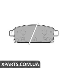 Дисковые тормозные колодки комплект Delphi LP2167