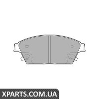 Дискові гальмівні колодки комплект Delphi LP2170