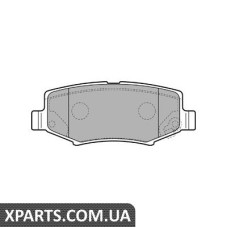 Дисковые тормозные колодки комплект Delphi LP2172