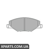 Гальмівні колодки дискові SKODA Fabia F 07 Delphi LP2444