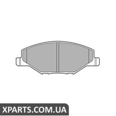 Гальмівні колодки дискові SKODA Fabia F 07 Delphi LP2444
